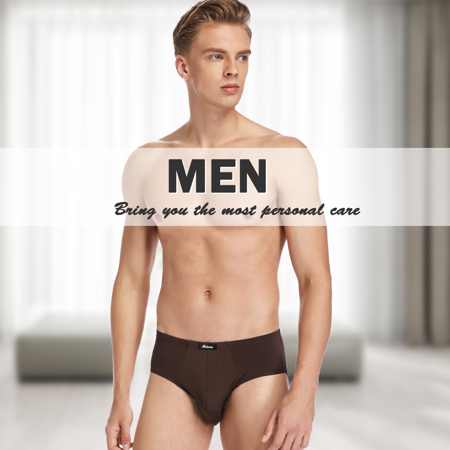 Molasus Men's Breathable Cotton Briefs Underwear Kuwait