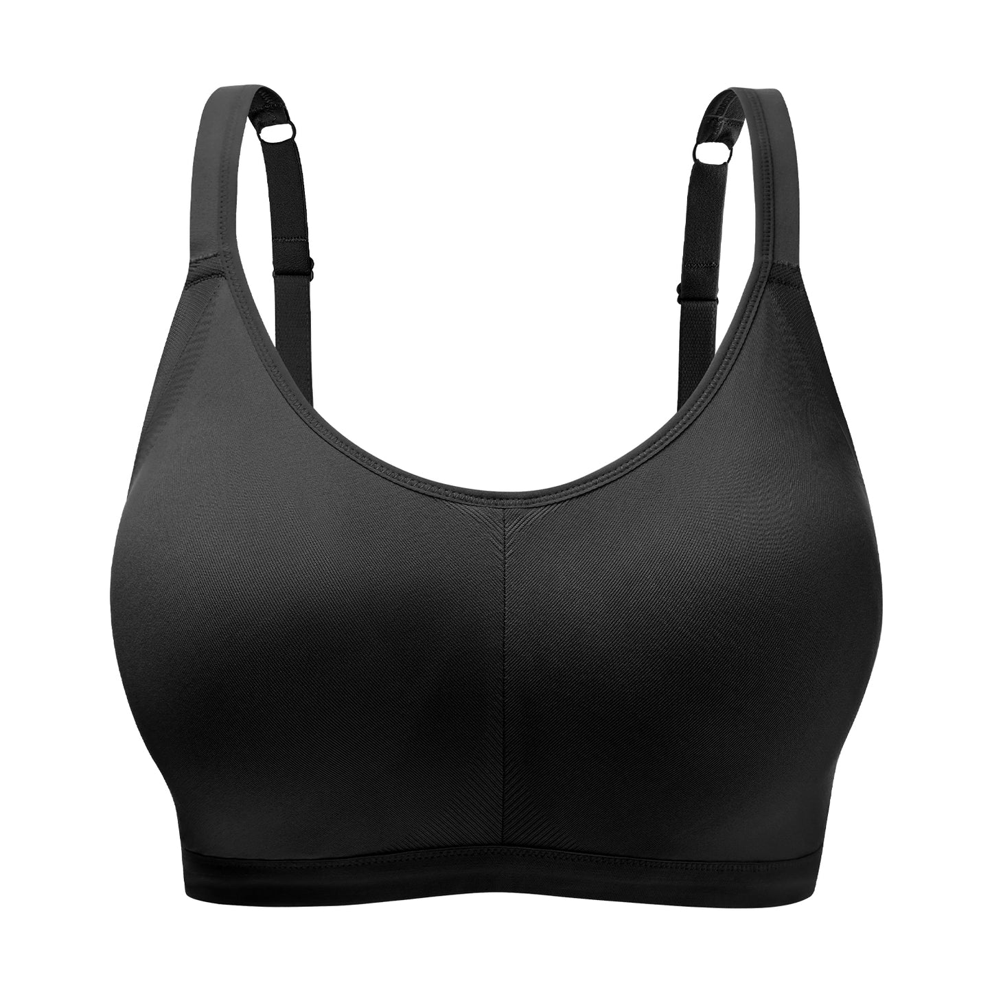Molasus Bras for Women Seamless Wireless Full-Coverage Adjustable Straps Stretchy Underarm Smoothing Lightly Lined Bra
