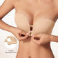 Womens Strapless Front Closure Bra Push Up Lift Bra Padded Add Cup Non Slip Anti-Slip Grip & Removable Straps Fit Outfits Wireless Supportive Seamless Comfortable