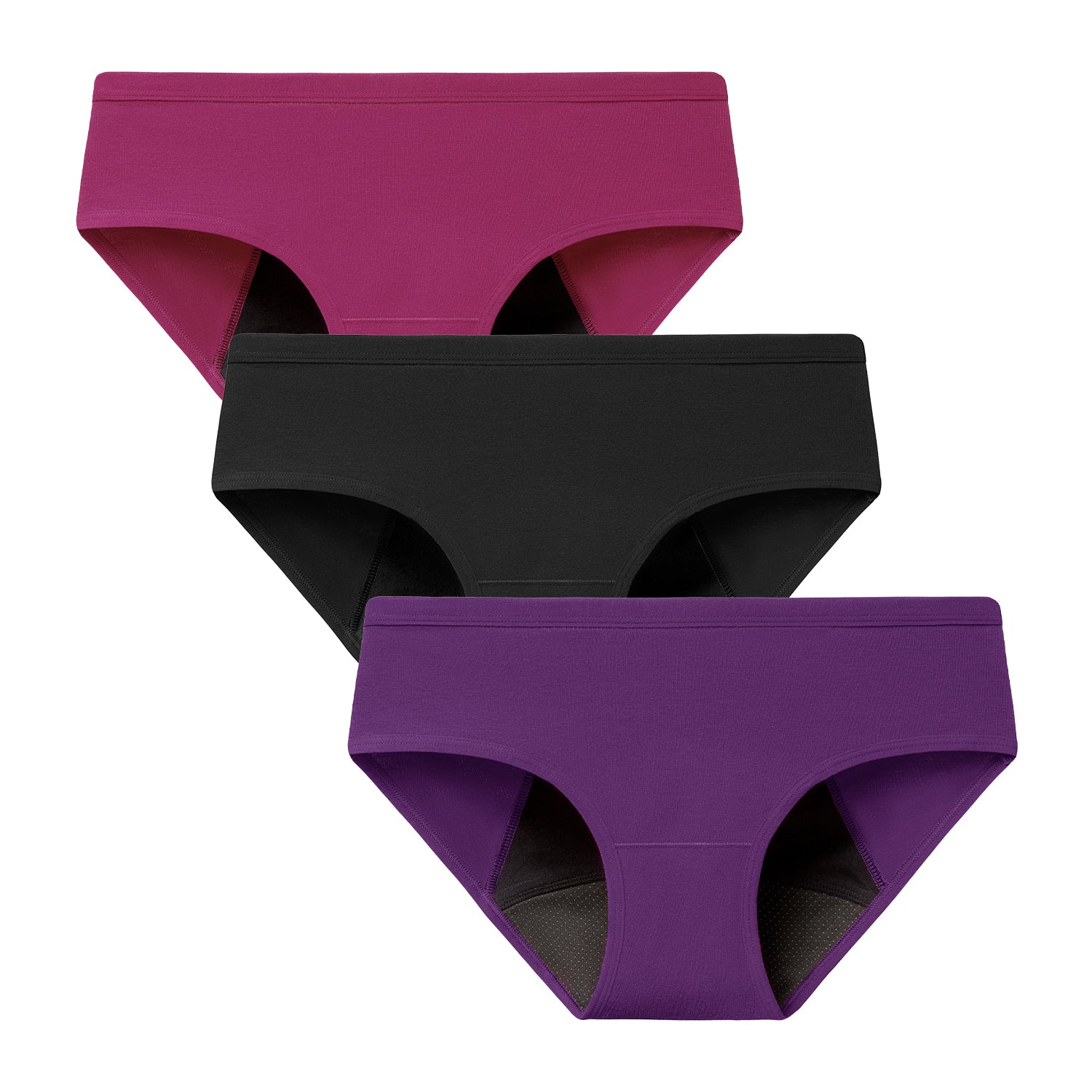 Molasus 4.5 Inseam Womens Cotton Boxer Briefs Underwear Multicolor2