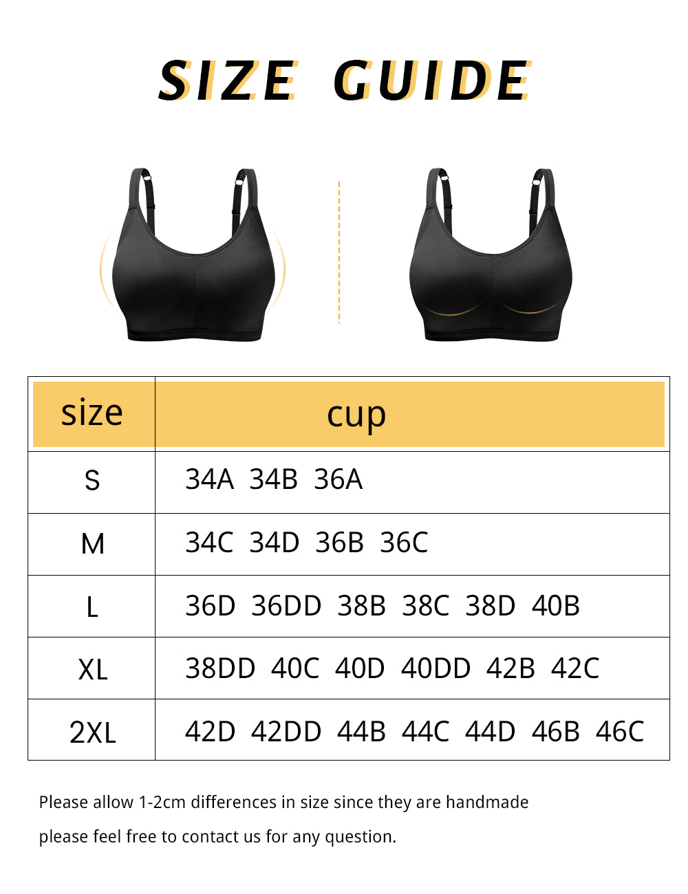 Woman's Adjustable Straps Full Coverage Seamless Sports Bra for Teenager  Pack of (3) multicolor