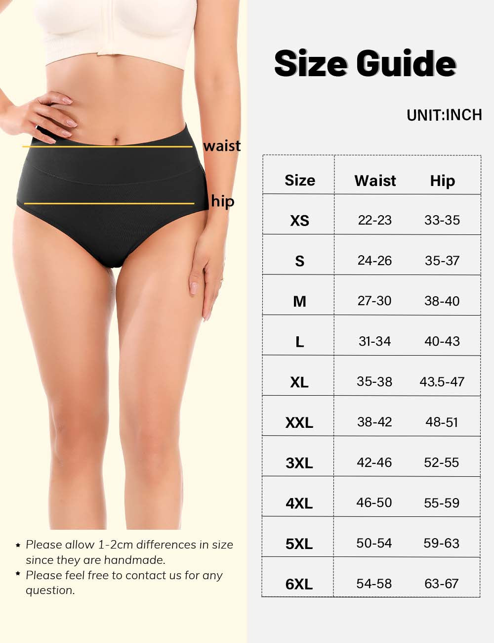 Molasus Incontinence Underwear for Women High Waist Period Leakproof Cotton  Underwear Heavy Flow Menstrual Protective Panties Bladder Control Briefs 3