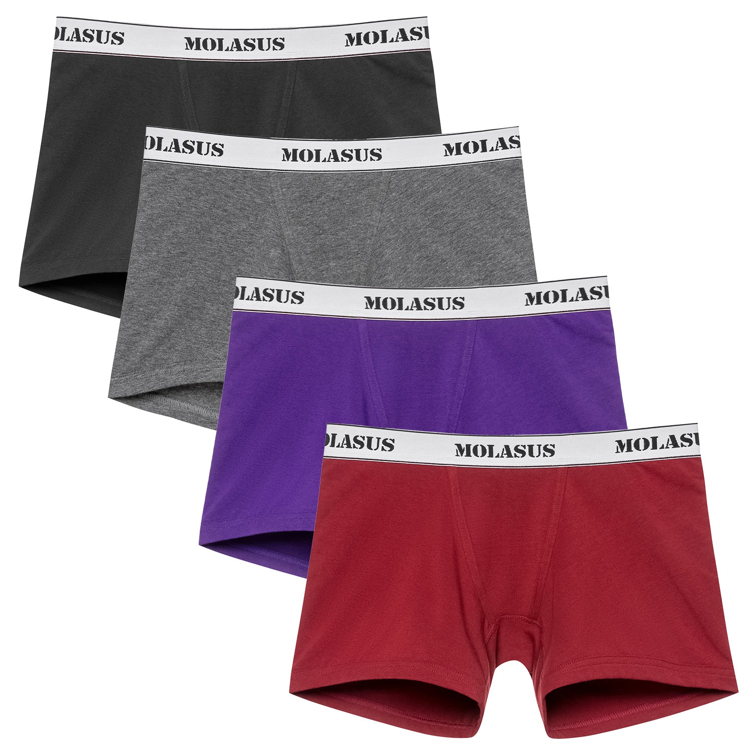  Boys 5-Pack Boxer Briefs Underwear Comfortable 8 Multicolor