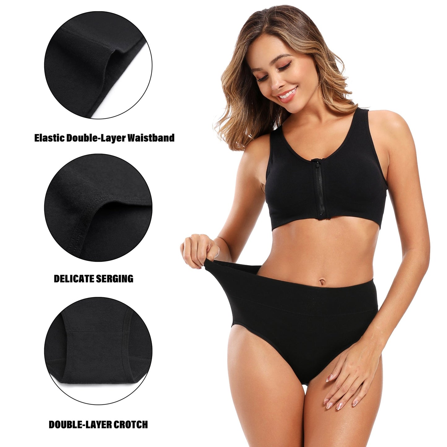 Molasus Womens Cotton Underwear Super High Waisted Briefs Full Coverage  Panties(S-5XL) : : Clothing, Shoes & Accessories