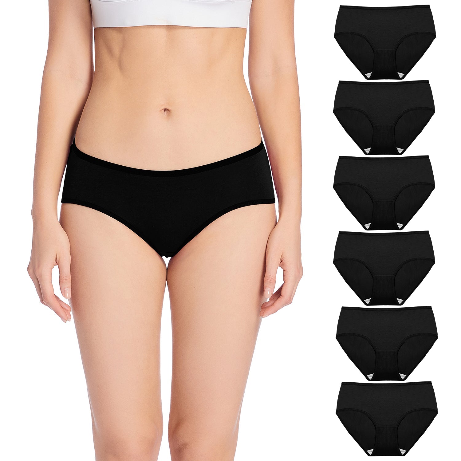 Leonisa Seamless High Waisted Hipster for Women No Show Womens Underwear
